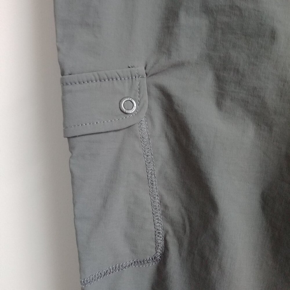 Windriver Womens athletic hiking pants nylon spandex neutral olive green grey 10 - Picture 5 of 14